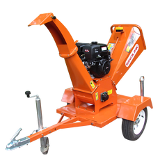 ATV Tows 12cm Chipping Log Wood Chipper Shredder Machine Tires Gasoline Petrol Engine - sinolink