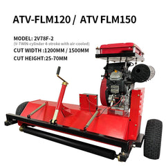 Flail Mower ATV-FLM120/150 24hp engine - sinolink